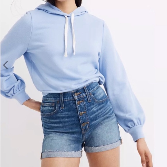 Madewell High Rise Denim Shorts 27 - Picture 4 of 11